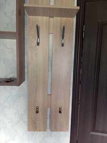 Настенная вешалка Нордик дуб сонома фото покупателя 1